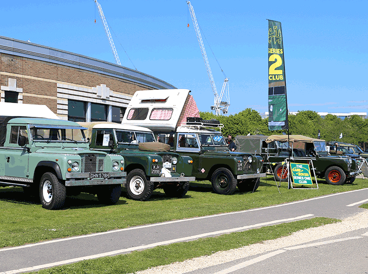 gaydon land rover show