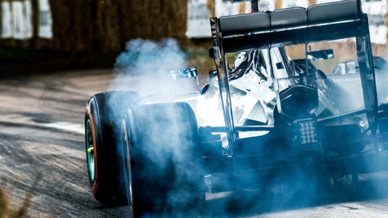 Race car at Goodwood Festival of Speed